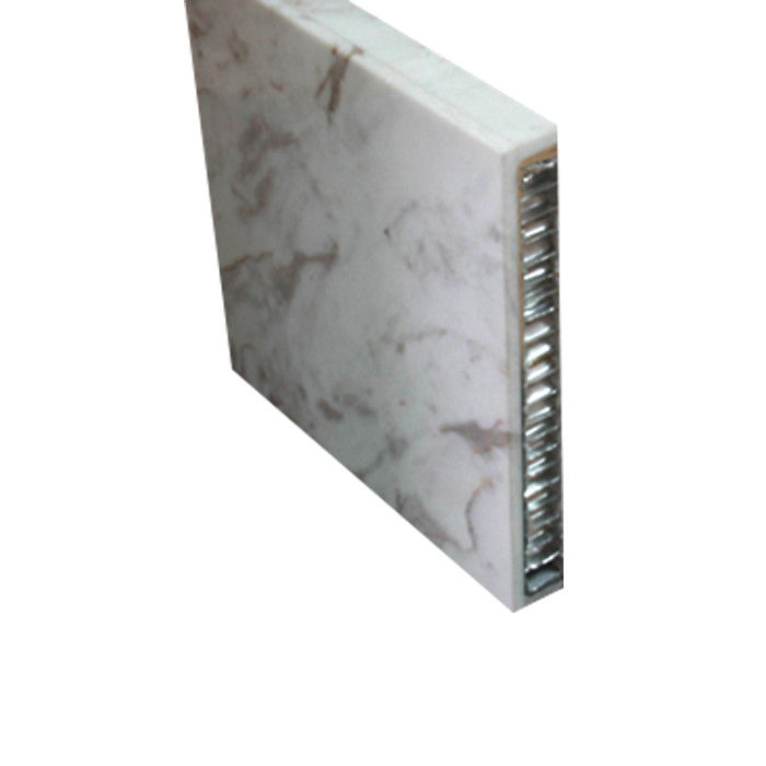 Alluminio di pietra del pannello del favo dell'impiallacciatura di marmo naturale per la decorazione della parete